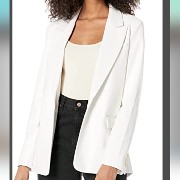 The Drop Women's Anouk Blazer White Xs